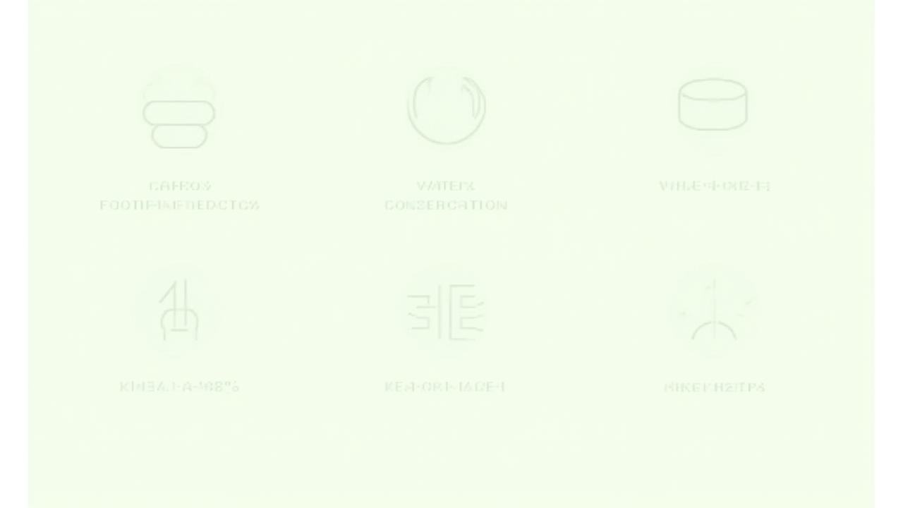 Infographic showing environmental benefits of sustainable textiles: carbon, water, and chemical reduction