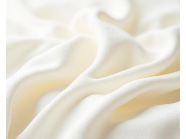 Close-up of soft organic cotton fabric